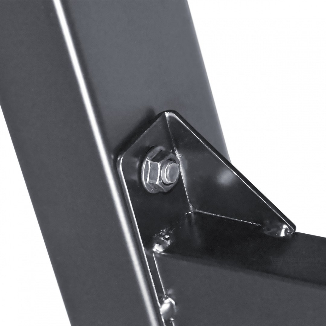 Emaga Biurko do komputera dla gracza BITUXX czarne komputerowe MDF solidne